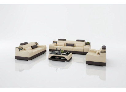 Sofà 3 posti set di divano design imbottito divani moderni