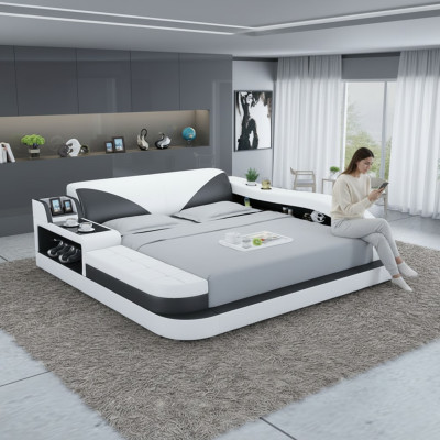 Letto multifunzionale Letti matrimoniali Letto moderno con telaio Letti 180x200cm