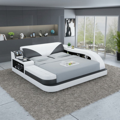 Letto multifunzionale Letti matrimoniali Letto moderno con telaio Letti 180x200cm