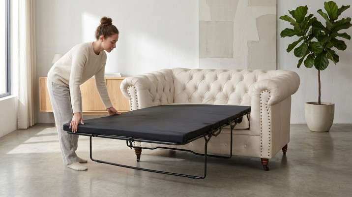 Chesterfield divano a 2 posti da ufficio con funzione letto. Divani divani a due posti.