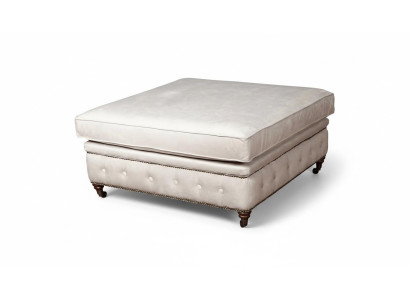 Club pouf da lounge in pelle tessuto design otomano Designer Pufa Chesterfield