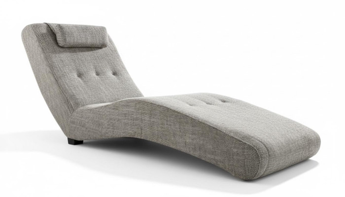 Chaise longue Poltrona relax Divano da salotto Chesterfield Divano Letto Tessile