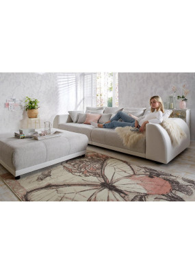 Divano divano 310 cm Divani imbottiti 5 posti in tessuto grande xxl Divani soggiorno