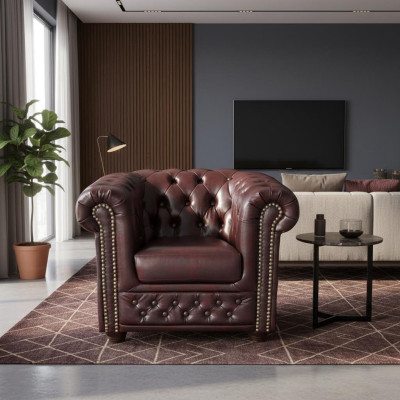 Chesterfield poltrona divano da televisore 1 posto in tessuto tessile divani imbottiti.