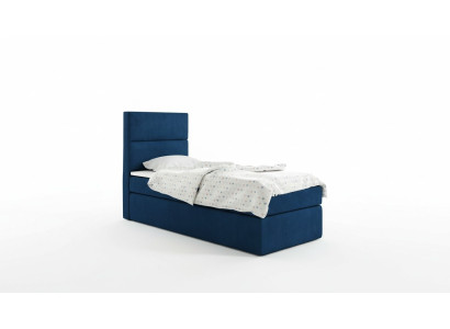 Letto Boxspring Design blu Grande letto imbottito Hotel matrimoniale Letti di lusso 80x200cm Nuovo