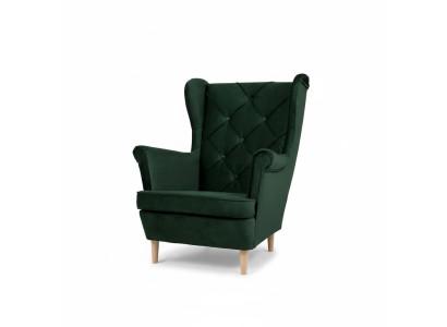 Poltrona Chesterfield Divano TV Monoposto Divano in Tessuto Poltrona a Padiglione