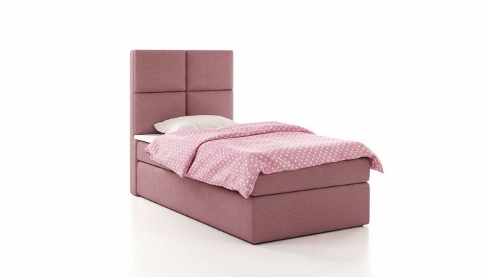 Hotel Letto Boxspring Design Blu Grande Imbottitura Letto Matrimoniale di Lusso