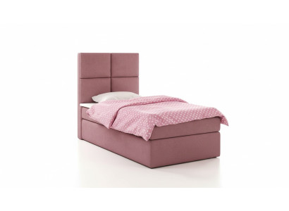 Hotel Letto Boxspring Design Blu Grande Imbottitura Letto Matrimoniale di Lusso