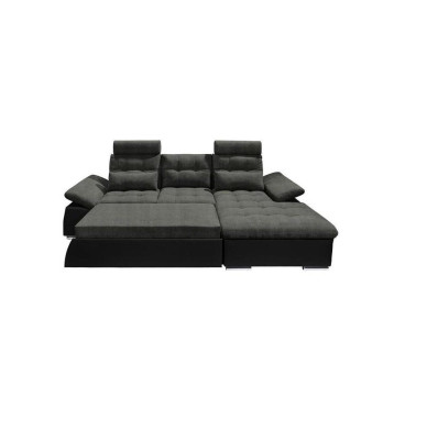 Divano a L in tessuto divano a forma di L con funzione letto design imbottito.