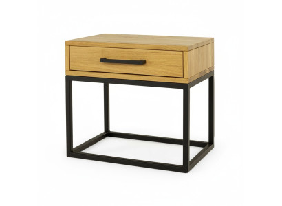 Comodino Comodino Comò Tavolino Consolle Legno Metallo Console Nuovo