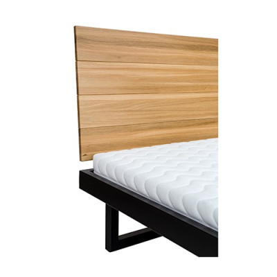 Letto a soppalco Letto in legno Rete a doghe Letto matrimoniale Letto in rovere Letto matrimoniale Mobili in legno massello