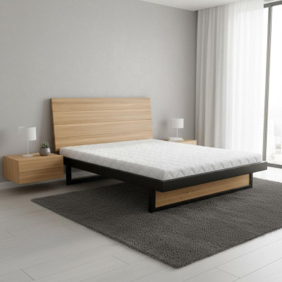 Letto legno Letti Matrimoniali Legno Massiccio 160x200cm Camera da Letto Letti in Legno Massiccio