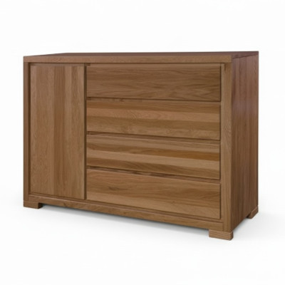 Mobili in legno design Comò Armadio Armadio alto Credenza Cassetti Madia