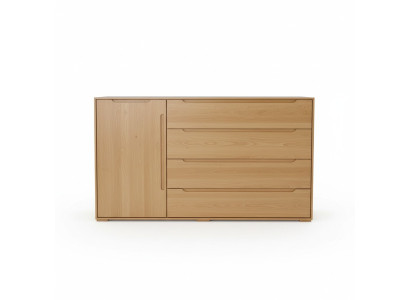Cassettiera 150 cm Mobiletto armadio in legno Mobili credenze in legno massello