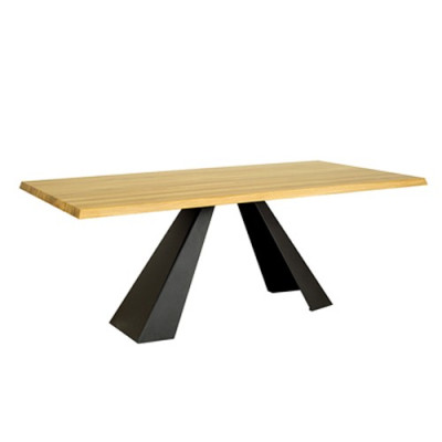 Tavolo da pranzo Tavolo per riunioni Design per ufficio Legno Tavolo da conferenza Nuovo Mobile in legno massiccio
