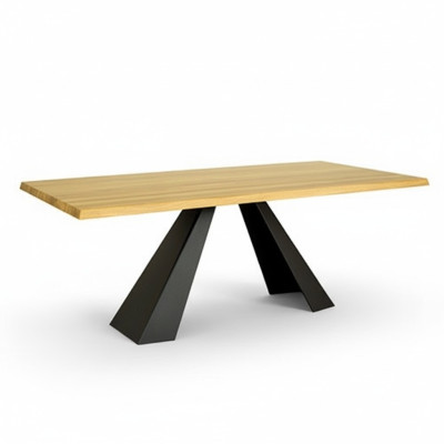 Tavolo da pranzo in legno Tavoli Tavolo da pranzo Camera da letto Mobili in legno massello 240x100cm Tavoli da pranzo massicci
