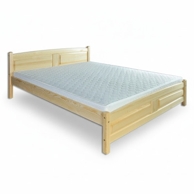 Letto 200x200cm Struttura letto in massello di legno Letto matrimoniale