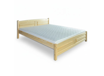 Letto 200x200cm Struttura letto in massello di legno Letto matrimoniale