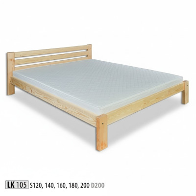 Letto di legno Rete a doghe Letto matrimoniale Mobili in legno massello Mobili in legno Fatto a mano 200*200 cm