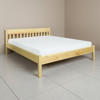 Letto matrimoniale in legno massiccio 180x200 Pino massiccio Letto in legno massiccio Letto completo 180x200