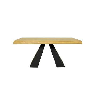 Design tavolino in pino massiccio con gambe a X in vero legno arredamento tavolino accessorio tavolini