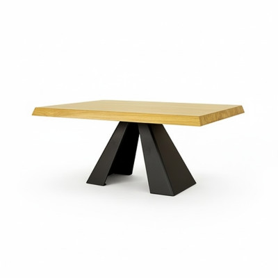 Design tavolino in pino massiccio con gambe a X in vero legno arredamento tavolino accessorio tavolini