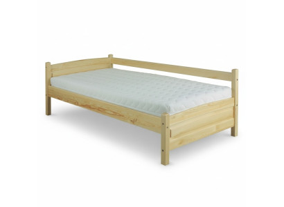 Letto in legno massiccio di pino Struttura letto in legno massiccio 90x200 Letto per gli ospiti in legno massiccio Fatto a mano Nuovo
