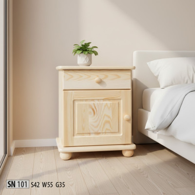 Comodino in legno Comodini Tavolo Console massicce Console Comò Stile country