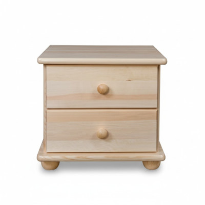Mobiletto da notte in legno massiccio con comodino e consolle per la camera da letto, realizzato a mano.