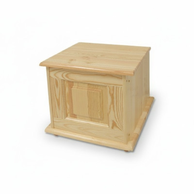 Scatola decorativa in legno massiccio Mobili in legno Mobili fatti a mano Scatola scrigno Legno massiccio 45x45cm