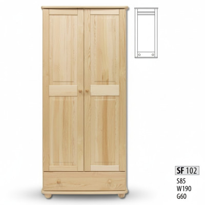 Armadio camera da letto in legno Armadio Fatto a mano in legno massello