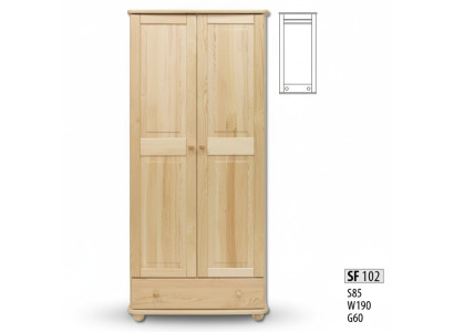 Armadio camera da letto in legno Armadio Fatto a mano in legno massello