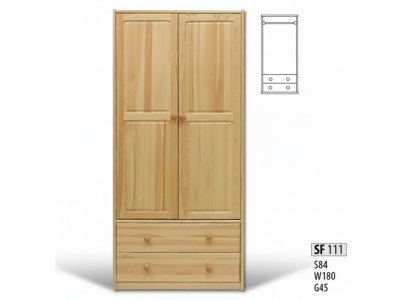 Armadio in pino massiccio Armadio in legno massiccio Armadio da camera da letto Nuovi