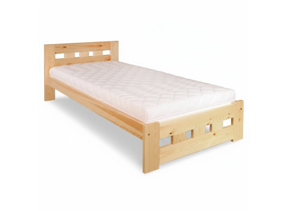 Letto singolo Letto per ragazzi Letto in pino in legno massello di pino Letto in legno massiccio realizzato a mano 100x200