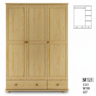 Classico armadio Armadio in legno Armadio in stile country Armadio in pino Armadi Nuovi