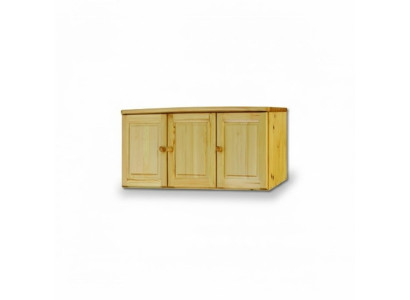 Mobile guardaroba con prolunga in legno fatta a mano in legno massiccio.