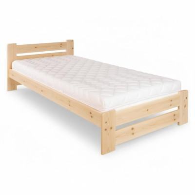 Letto Singolo in Pino Letto in Pino Massiccio Letto in Legno 100x200 Struttura Letto in Legno