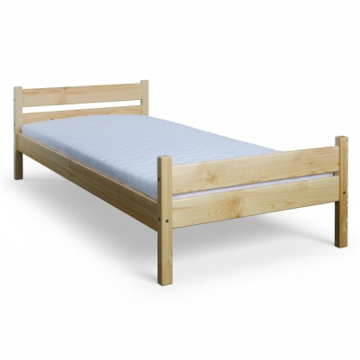 Letto Letto singolo Letto in pino Massiccio in legno di pino Letto in legno 100x200 Struttura del letto in legno