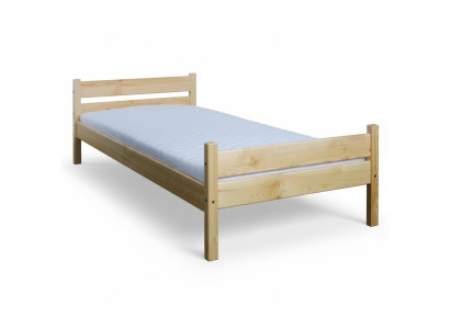 Letto Letto singolo Letto in pino Massiccio in legno di pino Letto in legno 100x200 Struttura del letto in legno