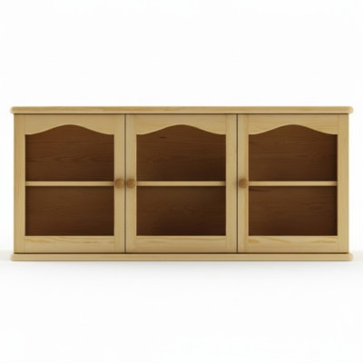 Armadio pensile mobile sospeso cucina bagno legno massiccio mobili in legno vero vetrina.