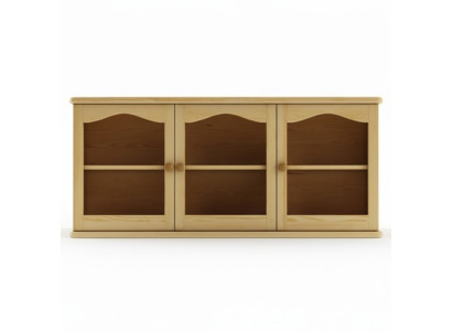 Armadio pensile mobile sospeso cucina bagno legno massiccio mobili in legno vero vetrina.
