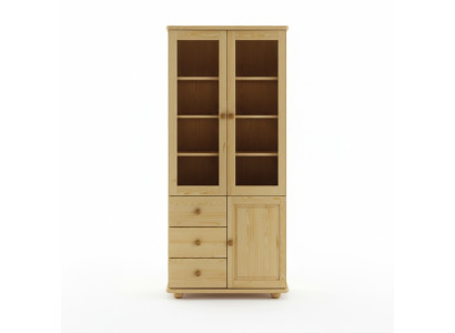 Vetrina Mobili Soggiorno Credenza Legno Vetrine Vetro Armadio Legno Massiccio