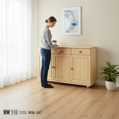 Massiccio comò credenza armadio in legno massello armadietto nuovo mobile comò.