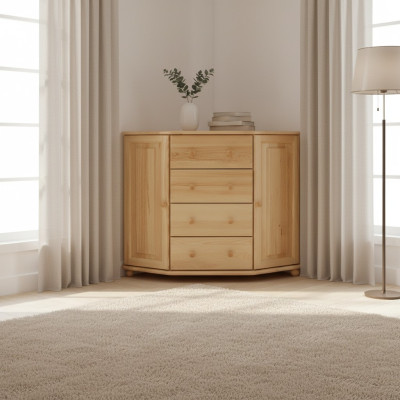 Massive cassettone credenza armadio mobili in legno massello cassetti nuovi credenza cassettiere