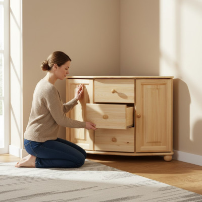 Massiccio armadio mobile credenza mobili cassettiere in legno massiccio armadi nuovo credenza
