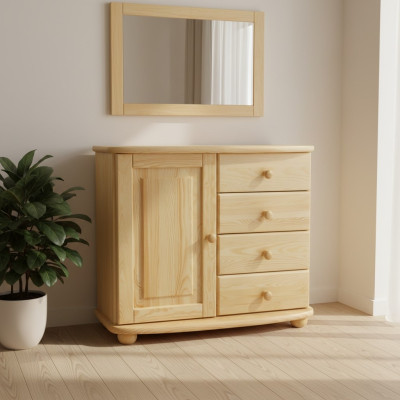 Mobile da disegno in legno fatto a mano, credenza in legno massiccio nuova, mobiletto nuovo.