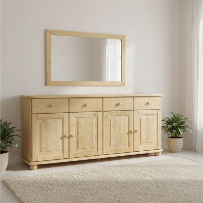 Massiccia credenza credenza armadio mobile in legno massello armadi nuovi credenza cassettiere.