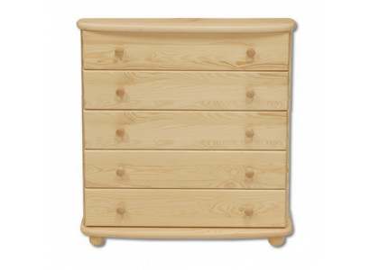 Mobile credenza di design in legno massello, nuovo mobile in legno massiccio con cassetti.