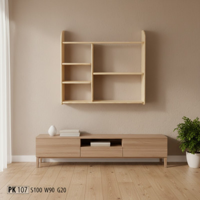 Mensola a muro Libreria Scaffale libreria Legno massiccio Mobili in legno Mobili Artigianato