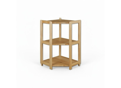 Scaffale d'angolo Libreria Salotto Parete Scaffale Legno Massello Mensole Scaffale d'angolo Ufficio
